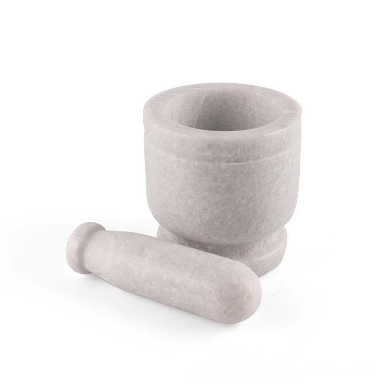 Inox Artisans Marble Mortar And Pestle Set Wayfair Canada 6811